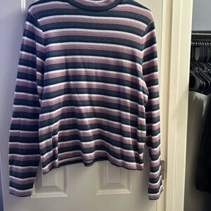 American Eagle Outfitters Multicolor Striped Shirt